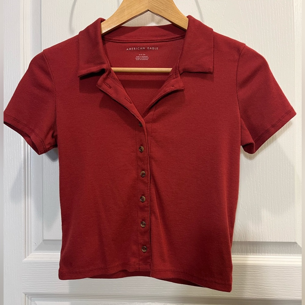 Cropped Polo Tee
